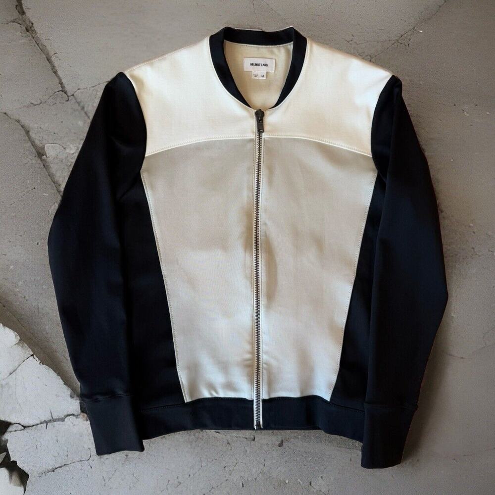 Helmut Lang Jacket Women's M Multicolor Color Block New York Designer Glam Boho